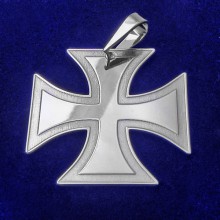 Strieborný prívesok maltézsky kríž (KP071)